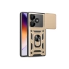 Newface Xiaomi Redmi 13 4G Kılıf Pars Lens Yüzüklü Silikon - Gold