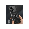 Newface Xiaomi Redmi 13 4G Kılıf Pars Lens Yüzüklü Silikon - Gümüş