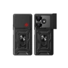 Newface Xiaomi Redmi 13 4G Kılıf Pars Lens Yüzüklü Silikon - Lacivert