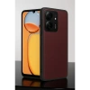 Newface Xiaomi Redmi 13C Kılıf Aras Deri Kapak