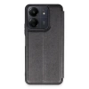 Newface Xiaomi Redmi 13C Kılıf Flip Cover - Siyah