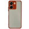 Newface Xiaomi Redmi 13C Kılıf Montreal Silikon Kapak - Kırmızı