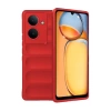 Newface Xiaomi Redmi 13C Kılıf Optimum Silikon - Kırmızı