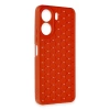 Newface Xiaomi Redmi 13C Kılıf Petek Silikon Kapak - Kırmızı