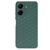 Newface Xiaomi Redmi 13C Kılıf Petek Silikon Kapak - Koyu Yeşil