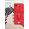 Newface Xiaomi Redmi 13C Kılıf Zuma Kartvizitli Yüzüklü Silikon