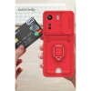 Newface Xiaomi Redmi 13C Kılıf Zuma Kartvizitli Yüzüklü Silikon
