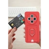 Newface Xiaomi Redmi 14C Kılıf Zuma Kartvizitli Yüzüklü Silikon