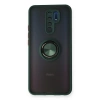 Newface Xiaomi Redmi 9 Kılıf Montreal Yüzüklü Silikon Kapak