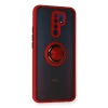 Newface Xiaomi Redmi 9 Kılıf Montreal Yüzüklü Silikon Kapak
