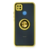 Newface Xiaomi Redmi 9C Kılıf Montreal Yüzüklü Silikon Kapak