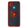 Newface Xiaomi Redmi 9C Kılıf Montreal Yüzüklü Silikon Kapak