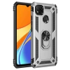 Newface Xiaomi Redmi 9C Kılıf Sofya Yüzüklü Silikon Kapak