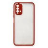 Newface Xiaomi Redmi 9T Kılıf Montreal Silikon Kapak - Kırmızı