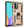 Newface Xiaomi Redmi 9T Kılıf Sofya Yüzüklü Silikon Kapak - Gold