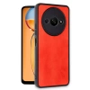 Newface Xiaomi Redmi A3 4G Kılıf Aras Deri Kapak - Kırmızı