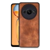 Newface Xiaomi Redmi A3 4G Kılıf Aras Deri Kapak - Taba