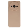 Newface Xiaomi Redmi A3 4G Kılıf Nano içi Kadife Silikon - Pudra