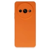 Newface Xiaomi Redmi A3 4G Kılıf Nano içi Kadife Silikon - Turuncu