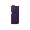 Xiaomi Redmi Note 10S Kılıf Kelvin Kartvizitli Silikon - Derin Mor
