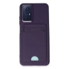 Newface Xiaomi Redmi Note 11S Kılıf Kelvin Kartvizitli Silikon - Derin Mor