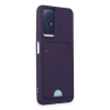 Newface Xiaomi Redmi Note 11S Kılıf Kelvin Kartvizitli Silikon - Derin Mor