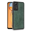 Newface Xiaomi Redmi Note 12 Pro 4G Kılıf Aras Deri Kapak - Koyu Yeşil