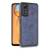 Newface Xiaomi Redmi Note 12 Pro 4G Kılıf Aras Deri Kapak - Lacivert