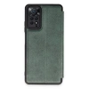 Newface Xiaomi Redmi Note 12 Pro 4G Kılıf Flip Cover - Koyu Yeşil