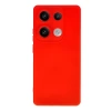 Newface Xiaomi Redmi Note 13 4G Kılıf Nano içi Kadife Silikon - Kırmızı