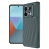 Newface Xiaomi Redmi Note 13 Pro 4G Kılıf Auto Focus Karbon Kapak - Koyu Yeşil