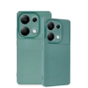 Newface Xiaomi Redmi Note 13 Pro 4G Kılıf Auto Focus Karbon Kapak - Koyu Yeşil