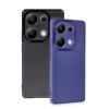 Newface Xiaomi Redmi Note 13 Pro 4G Kılıf Auto Focus Karbon Kapak - Lacivert