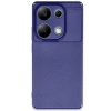 Newface Xiaomi Redmi Note 13 Pro 4G Kılıf Auto Focus Karbon Kapak - Lacivert