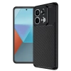 Newface Xiaomi Redmi Note 13 Pro 4G Kılıf Auto Focus Karbon Kapak - Siyah