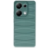 Newface Xiaomi Redmi Note 13 Pro 4G Kılıf Bibercas Silikon Kapak - Koyu Yeşil