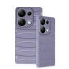 Newface Xiaomi Redmi Note 13 Pro 4G Kılıf Bibercas Silikon Kapak - Lila