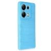 Newface Xiaomi Redmi Note 13 Pro 4G Kılıf Bibercas Silikon Kapak - Mavi