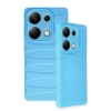 Newface Xiaomi Redmi Note 13 Pro 4G Kılıf Bibercas Silikon Kapak - Mavi
