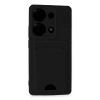 Newface Xiaomi Redmi Note 13 Pro 4G Kılıf Kelvin Kartvizitli Silikon - Siyah