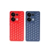 Newface Xiaomi Redmi Note 13 Pro 4G Kılıf Petek Silikon Kapak - Koyu Yeşil