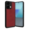 Newface Xiaomi Redmi Note 13 Pro 5G Kılıf Aras Deri Kapak - Kırmızı