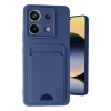 Newface Xiaomi Redmi Note 13 Pro 5G Kılıf Kelvin Kartvizitli Silikon - Lacivert