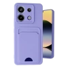 Newface Xiaomi Redmi Note 13 Pro 5G Kılıf Kelvin Kartvizitli Silikon - Lila