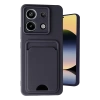 Newface Xiaomi Redmi Note 13 Pro 5G Kılıf Kelvin Kartvizitli Silikon - Siyah