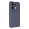 Newface Xiaomi Redmi Note 13 Pro 5G Kılıf Nano içi Kadife Silikon - Gri