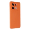 Newface Xiaomi Redmi Note 13 Pro 5G Kılıf Nano içi Kadife Silikon - Turuncu