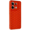 Newface Xiaomi Redmi Note 13 Pro 5G Kılıf Petek Silikon Kapak - Kırmızı