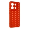 Newface Xiaomi Redmi Note 13 Pro 5G Kılıf Petek Silikon Kapak - Kırmızı
