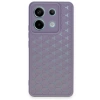 Newface Xiaomi Redmi Note 13 Pro 5G Kılıf Petek Silikon Kapak - Lila